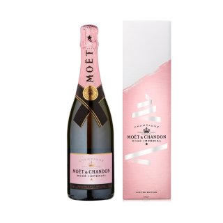 CHAMPAGNE MOET & CHANDON ROSE IMPERIAL BRUT with gift box