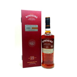 BOWMORE 23 Year Old - 1989 PORT CASK MATURED