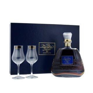 ZACAPA CENTENARIO RUM 30 YEARS ANIVERSARIO + 2 glasses Riedel 