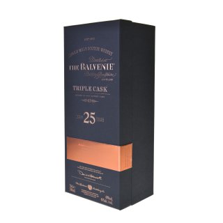 BALVENIE 25 Year Old TRIPLE CASK