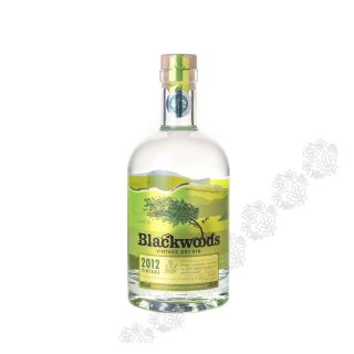 BLACKWOODS 2012 VINTAGE DRY GIN