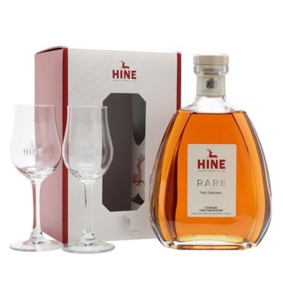 HINE RARE VSOP + 2 GLASSES PACK