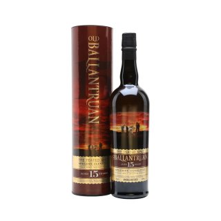 OLD BALLANTRUAN 15 Year Old THE PEATED MALT 