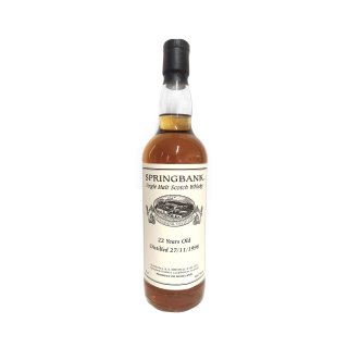 SPRINGBANK 22 Year Old SINGLE CASK