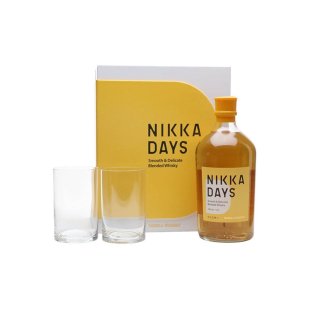 NIKKA DAYS WHISKY with glasses