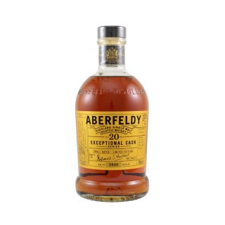 ABERFELDY 20 Year Old  EXCEPTIONAL CASK Sherry Finished
