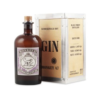 MONKEY 47 GIN 500ml - WOODEN BOX