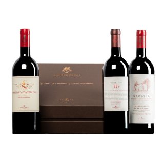 SET MAZZEI GRAN SELEZIONE CHIANTI CLASSICO DOCG in luxury box for 3 bottles