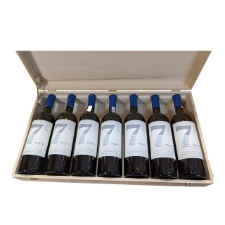 SIGALAS ESTATE SEVEN VILLAGES WOODEN CASE OF 7 BOTTLES '21