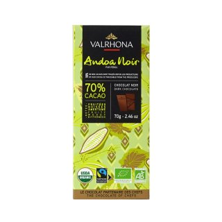ΣΟΚΟΛΑΤΑ VALRHONA ANDOA NOIR 70% - 70gr