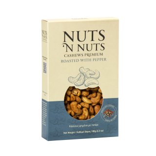 CASHEWS ROASTED WITH PEPPER 180gr