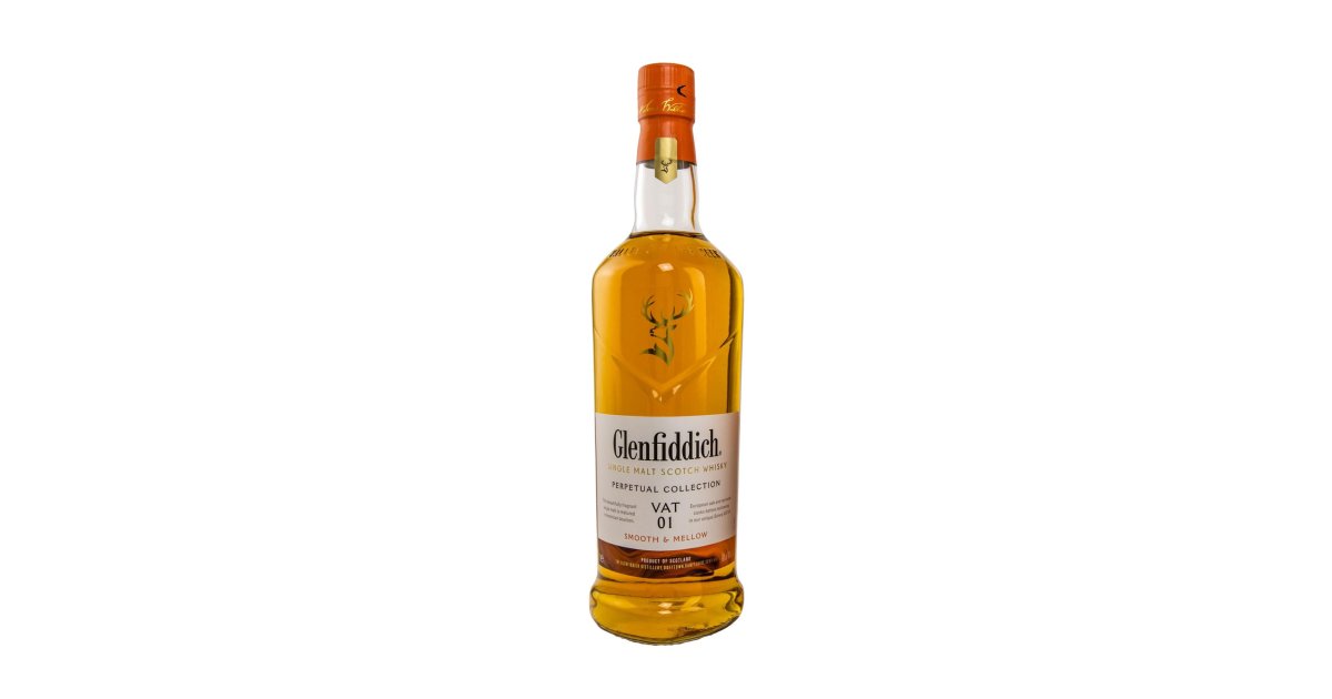 Glenfiddich Perpetual Collection VAT 01 Smooth & Mellow Single Malt Scotch Whisky  1L Bottle